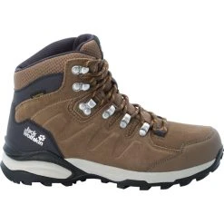 Jack Wolfskin Refugio Texapore Chaussures Mi-hautes Femme, Marron