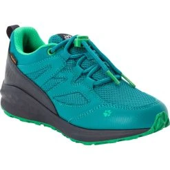Jack Wolfskin Unleash 4 Speed Texapore Chaussures Enfant, Bleu Pétrole -Boutique Merrell jack wolfskin unleash 4 speed texapore shoes kids dark blue green 4