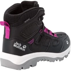 Jack Wolfskin Vojo Texapore Chaussures Mi-Hautes Enfant, Noir -Boutique Merrell jack wolfskin vojo texapore mid shoes kids phantom pink 3