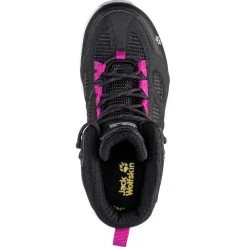 Jack Wolfskin Vojo Texapore Chaussures Mi-Hautes Enfant, Noir -Boutique Merrell jack wolfskin vojo texapore mid shoes kids phantom pink 6