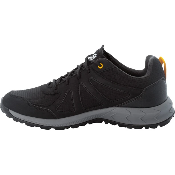 Jack Wolfskin Woodland 2 Texapore Chaussures Basses Homme, Noir 4 Jack Wolfskin Woodland 2 Texapore Chaussures Basses Homme, Noir â Image 4