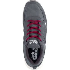 Jack Wolfskin Woodland 2 Texapore Chaussures Basses Femme, Gris -Boutique Merrell jack wolfskin woodland 2 texapore low shoes women grey red 6