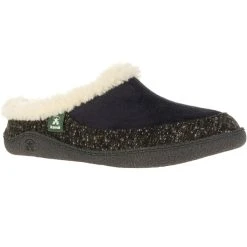 Kamik Nutmeg Pantoufles Femme, Noir/blanc