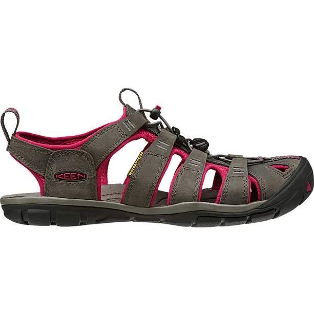 Keen Clearwater CNX Leather Chaussures Femme, Gris/rose 2 Keen Clearwater CNX Leather Chaussures Femme, Gris/rose – Image 2