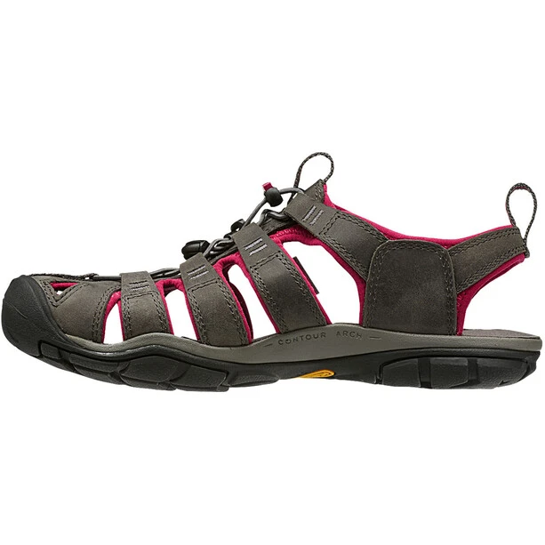Keen Clearwater CNX Leather Chaussures Femme, Gris/rose 3 Keen Clearwater CNX Leather Chaussures Femme, Gris/rose – Image 3