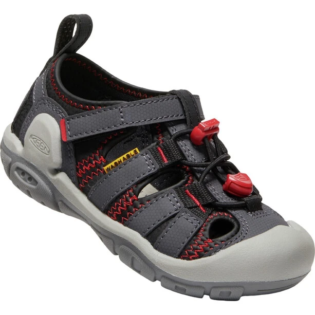 Keen Knotch Creek Sandales Enfant, Gris/rouge 1 Keen Knotch Creek Sandales Enfant, Gris/rouge