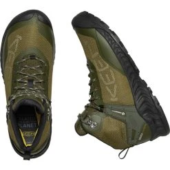 Keen NXIS EVO Mid WP Chaussures Homme, Olive -Boutique Merrell keen nxis evo mid wp shoes men forest night dark olive 4