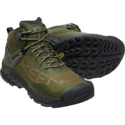 Keen NXIS EVO Mid WP Chaussures Homme, Olive -Boutique Merrell keen nxis evo mid wp shoes men forest night dark olive 5