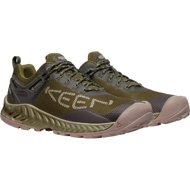 Keen Nxis Evo WP Shoes Men, Olive 5 Keen Nxis Evo WP Shoes Men, Olive – Image 5