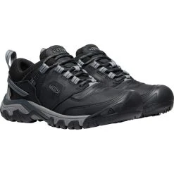 Keen Ridge Flex WP Chaussures Homme, Noir/gris -Boutique Merrell keen ridge flex wp shoes men black magnet 3