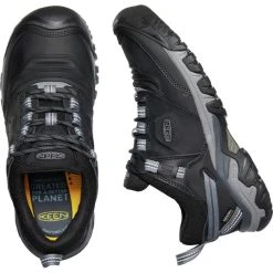 Keen Ridge Flex WP Chaussures Homme, Noir/gris -Boutique Merrell keen ridge flex wp shoes men black magnet 4