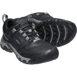 Keen Ridge Flex WP Chaussures Homme, Noir/gris -Boutique Merrell keen ridge flex wp shoes men black magnet 5