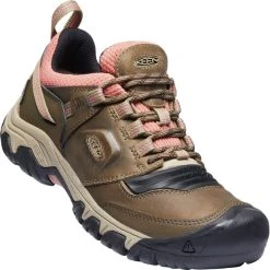 Keen Ridge Flex WP Chaussures Femme, Marron/gris