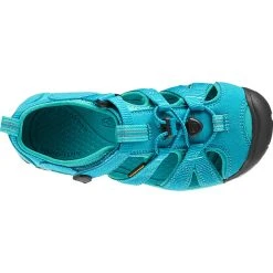 Keen Seacamp II CNX Chaussures Enfant, Turquoise 10 Keen Seacamp II CNX Chaussures Enfant, Turquoise -Boutique Merrell keen seacamp ii cnx sandaler barn baltic caribbean sea 5