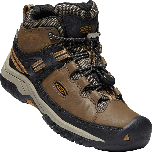 Keen Targhee Mid WP Chaussures Adolescents, Marron/noir 1 Keen Targhee Mid WP Chaussures Adolescents, Marron/noir