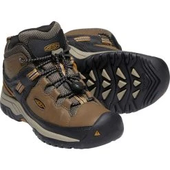 Keen Targhee Mid WP Chaussures Adolescents, Marron/noir 9 Keen Targhee Mid WP Chaussures Adolescents, Marron/noir -Boutique Merrell keen targhee wp skor barn dark earth golden brown 5