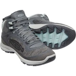 Keen Terradora Flex Mid WP Chaussures Femme, Gris -Boutique Merrell keen terradora flex mid wp shoes women magnet cloud blue 5