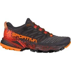 La Sportiva Akasha II Chaussures De Course Femme, Gris/orange -Boutique Merrell la sportiva akasha ii running shoes women carbon cherry 4