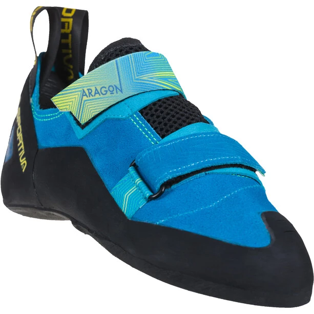 La Sportiva Aragon Chaussures D'Escalade Homme, Bleu/noir 3 La Sportiva Aragon Chaussures D'Escalade Homme, Bleu/noir – Image 3