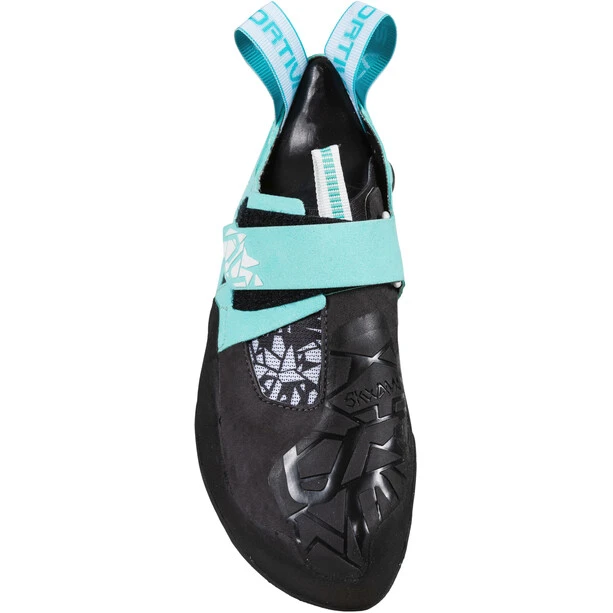 La Sportiva Skwama Vegan Chaussures D'escalade Femme, Turquoise/noir 2 La Sportiva Skwama Vegan Chaussures D'escalade Femme, Turquoise/noir – Image 2
