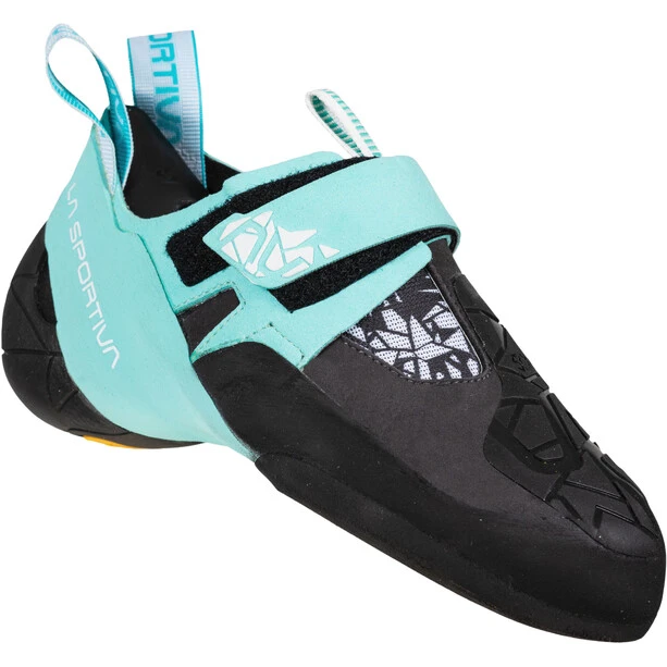 La Sportiva Skwama Vegan Chaussures D'escalade Femme, Turquoise/noir 3 La Sportiva Skwama Vegan Chaussures D'escalade Femme, Turquoise/noir – Image 3