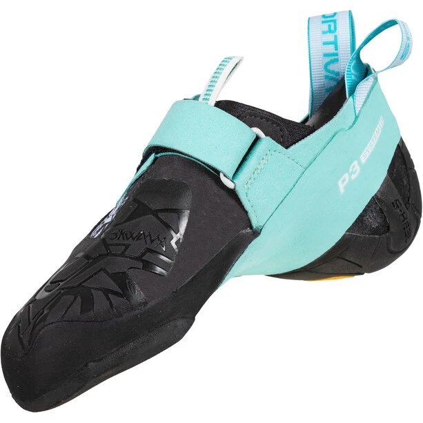 La Sportiva Skwama Vegan Chaussures D'escalade Femme, Turquoise/noir 4 La Sportiva Skwama Vegan Chaussures D'escalade Femme, Turquoise/noir – Image 4