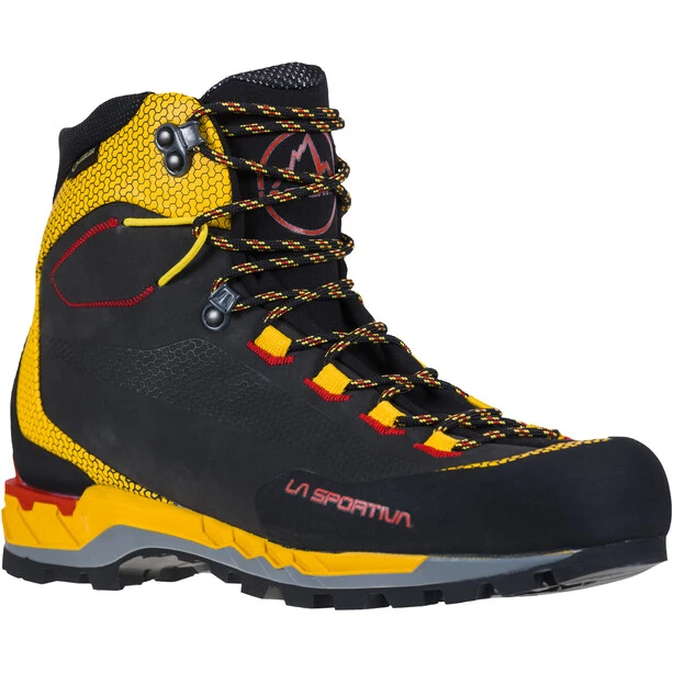 La Sportiva Trango Tech Leather GTX Chaussures Homme, Noir/jaune 2 La Sportiva Trango Tech Leather GTX Chaussures Homme, Noir/jaune – Image 2