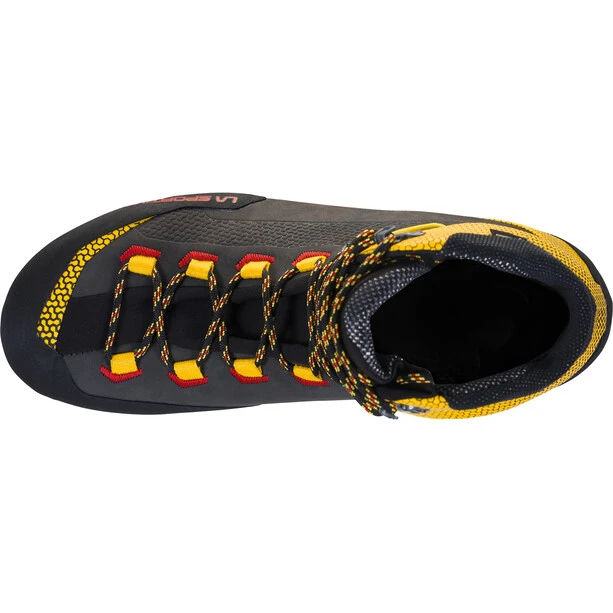 La Sportiva Trango Tech Leather GTX Chaussures Homme, Noir/jaune 5 La Sportiva Trango Tech Leather GTX Chaussures Homme, Noir/jaune – Image 5