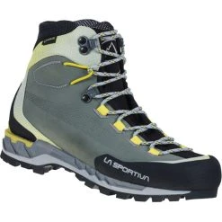 La Sportiva Trango Tech Leather GTX Chaussures Femme, Gris/vert