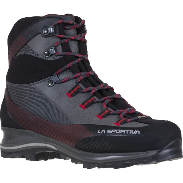 La Sportiva Trango TRK Leather GTX Chaussures Homme, Gris/rouge 2 La Sportiva Trango TRK Leather GTX Chaussures Homme, Gris/rouge – Image 2