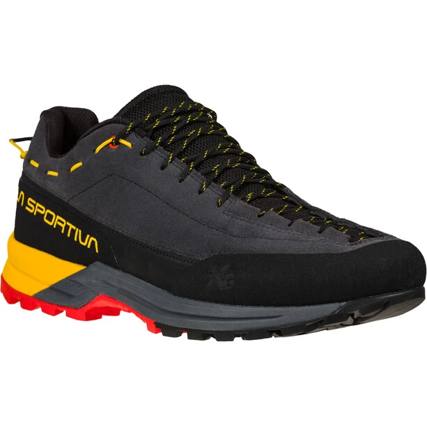La Sportiva TX Guide Chaussures En Cuir Homme, Gris/jaune 2 La Sportiva TX Guide Chaussures En Cuir Homme, Gris/jaune – Image 2
