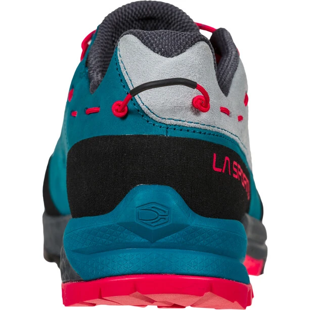 La Sportiva TX Guide Chaussures En Cuir Femme, Gris/turquoise 5 La Sportiva TX Guide Chaussures En Cuir Femme, Gris/turquoise – Image 5