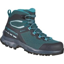 La Sportiva TX Hike Mid GTX Chaussures Femme, Bleu Pétrole/gris