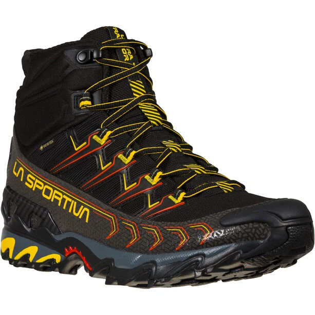 La Sportiva Ultra Raptor II Mid GTX Chaussures Homme, Noir/jaune 2 La Sportiva Ultra Raptor II Mid GTX Chaussures Homme, Noir/jaune – Image 2