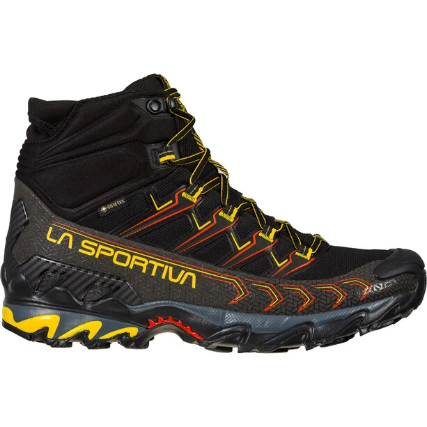 La Sportiva Ultra Raptor II Mid GTX Chaussures Homme, Noir/jaune 3 La Sportiva Ultra Raptor II Mid GTX Chaussures Homme, Noir/jaune – Image 3