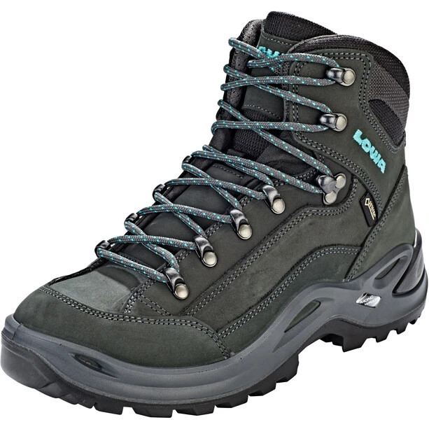 Lowa Renegade GTX Chaussures Mi-Hautes Femme, Bleu Pétrole/gris 1 Lowa Renegade GTX Chaussures Mi-Hautes Femme, Bleu Pétrole/gris