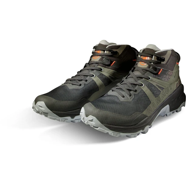 Mammut Sertig II Mid GTX Chaussures Homme, Olive/gris 4 Mammut Sertig II Mid GTX Chaussures Homme, Olive/gris – Image 4