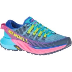 Merrell Agility Peak 4 Chaussures Femme, Turquoise/violet