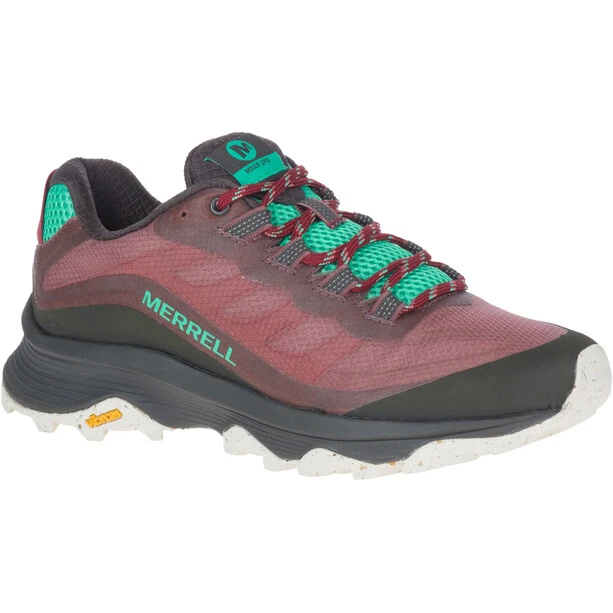 Merrell Moab Speed Chaussures Femme, Rouge/vert 2 Merrell Moab Speed Chaussures Femme, Rouge/vert – Image 2