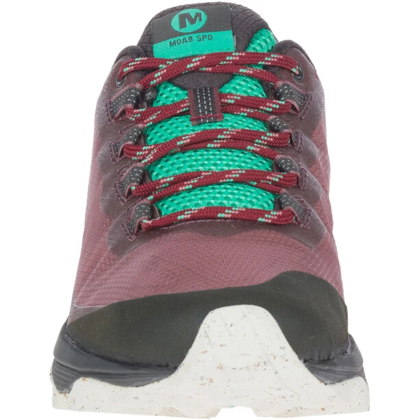 Merrell Moab Speed Chaussures Femme, Rouge/vert 3 Merrell Moab Speed Chaussures Femme, Rouge/vert – Image 3