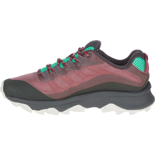 Merrell Moab Speed Chaussures Femme, Rouge/vert 4 Merrell Moab Speed Chaussures Femme, Rouge/vert – Image 4