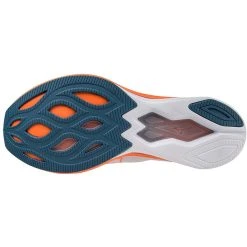 Mizuno Wave Rebellion Sonic Shoes Men, Blanc/orange 9 Mizuno Wave Rebellion Sonic Shoes Men, Blanc/orange -Boutique Merrell mizuno wave rebellion sonic shoes men white light orange blue ashes 5