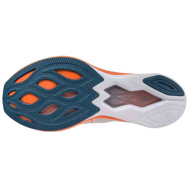 Mizuno Wave Rebellion Sonic Shoes Men, Blanc/orange 5 Mizuno Wave Rebellion Sonic Shoes Men, Blanc/orange – Image 5