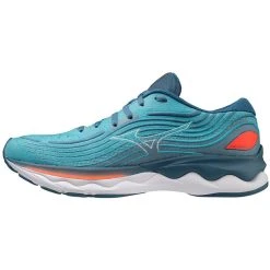 Mizuno Wave Skyrise 4 Chaussures Homme, Turquoise/bleu
