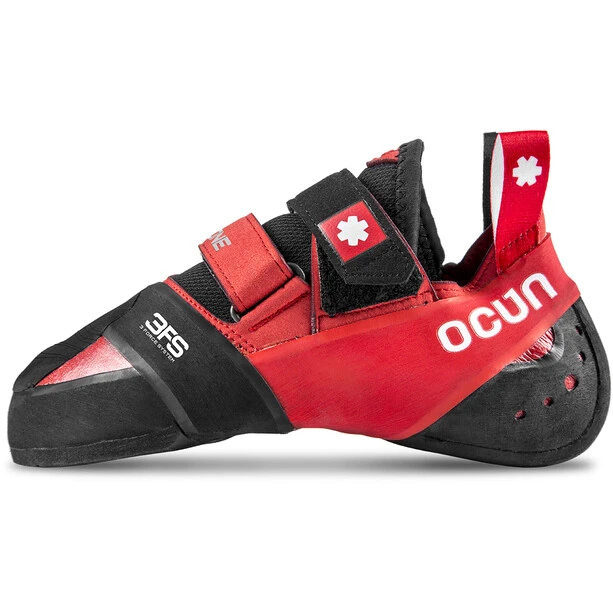 Ocun Ozone Chaussures D'escalade, Rouge/noir 2 Ocun Ozone Chaussures D'escalade, Rouge/noir – Image 2
