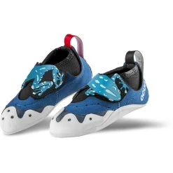 Ocun Ribbit Chaussures D'escalade Enfant, Bleu/blanc