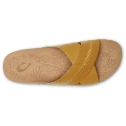 OluKai Kipe'A 'Olu Sandales Femme, Marron 6 OluKai Kipe'A 'Olu Sandales Femme, Marron -Boutique Merrell olukai kipea olu sandals women golden harvest golden sand 3