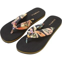 O'Neill Ditsy Sun Bloom Sandals Women, Noir/Multicolore