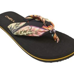O'Neill Ditsy Sun Bloom Sandals Women, Noir/Multicolore -Boutique Merrell oneill ditsy sun bloom sandals women black tropical flower 3