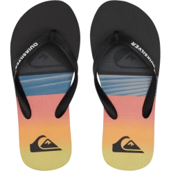 Quiksilver Molokai Art Sandales Garçon, Noir/orange -Boutique Merrell quiksilver molokai art sandals boys black 1 4